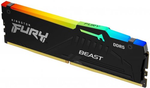 מודול זיכרון Kingston FURY Beast DDR5 32GB עם גוף קירור מואר