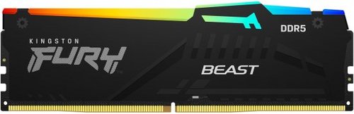 זיכרון DDR5 Kingston FURY Beast RGB עם תאורה דינמית