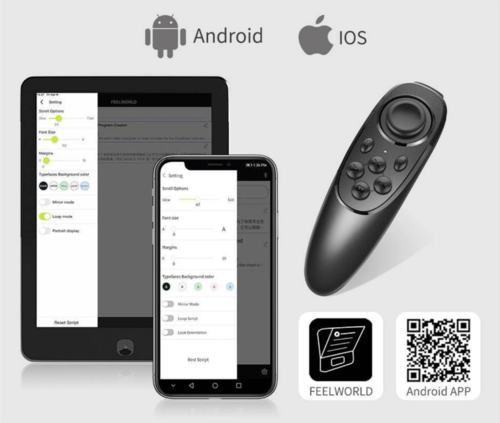 טלפרומפטר לטלפונים ומצלמות FEELWORLD TP2A