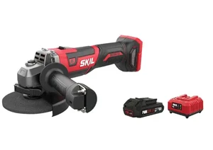 משחזת זווית נטענת Brushless עם התנעה רכה 125 מ"מ ("5) + מתנה סוללה 2.0Ah ומטען דגם AG1E3930CA SKIL