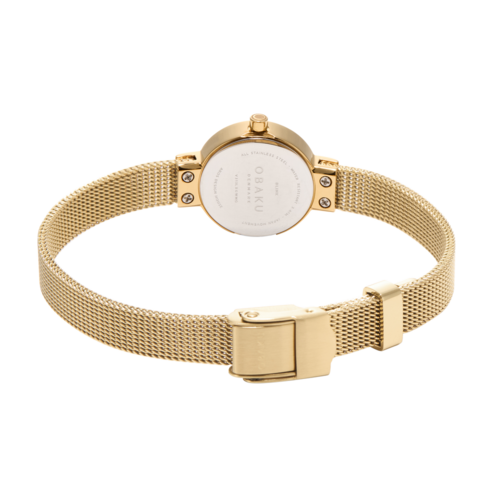 Obaku V313LXGWMG לנשים משובץ יהלום גודל קטן ועדין 