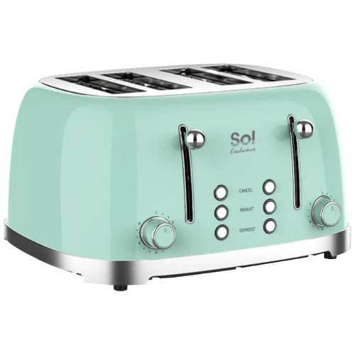 מצנם מפואר 4 פרוסות Sol SL-7408 ירוק