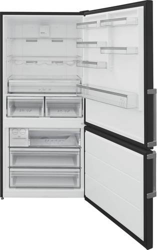 מקרר מקפיא תחתון ג'נרל דגם GE673IX שחור מט