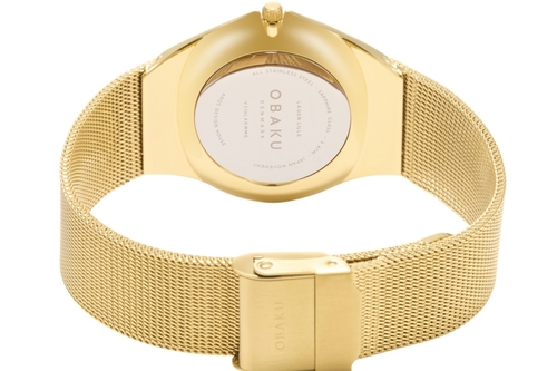 Obaku V316LXGWMG נשים דק עם זכוכית ספיר