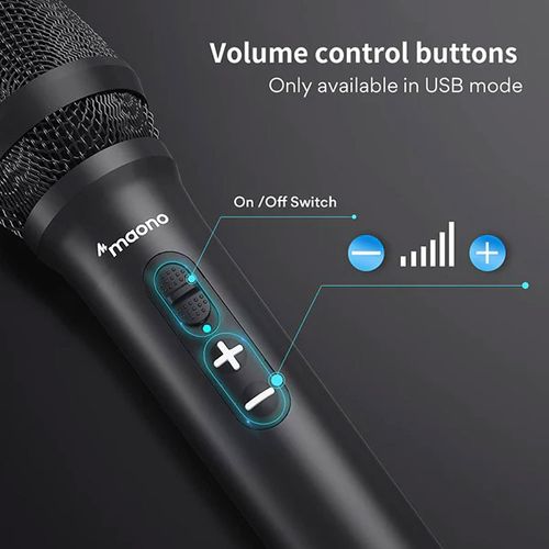 MAONO AU-HD300T מיקרופון דינמי בחיבור USB או XLR