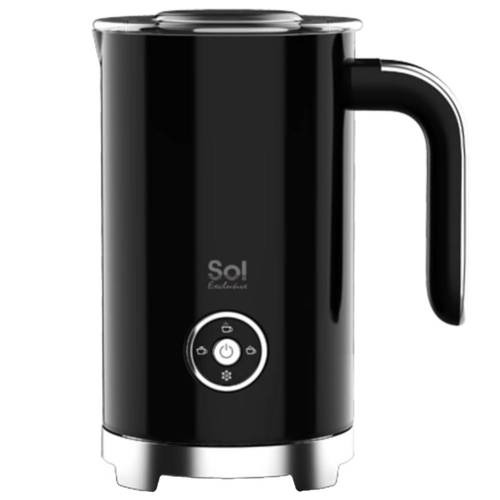 מקציף חלב יוקרתי 4 מצבים Sol SL-7008 שחור