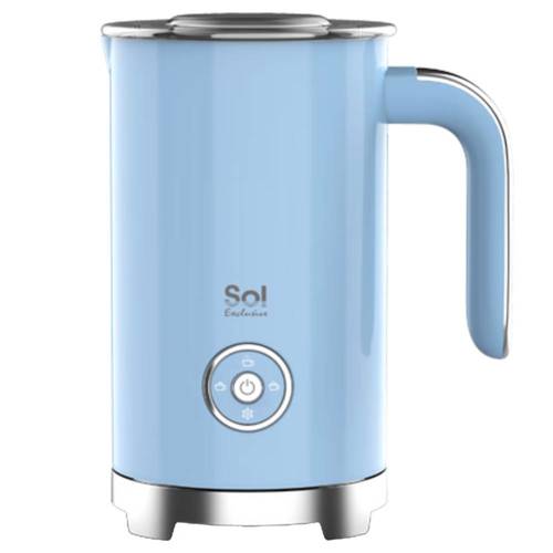 מקציף חלב יוקרתי 4 מצבים Sol SL-7009 תכלת
