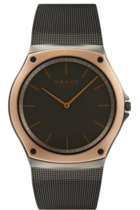 Obaku V316LXDJMJ נשים דק עם זכוכית ספיר