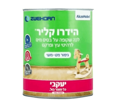 לכה שקופה לעץ בגימור מט משי 
