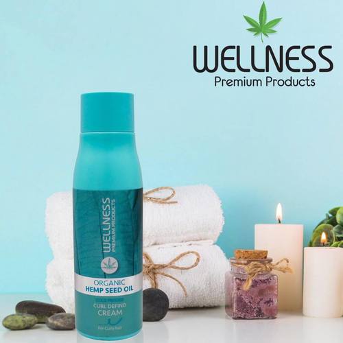 קרם לחות לשיער מתולתל WELLNESS וולנס 500 מ