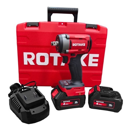 מפתח אימפקט נטען 1/2 1180NM 20V +  זוג סוללות 5 אמפר + מטען + מזוודה קשיחה איכותי