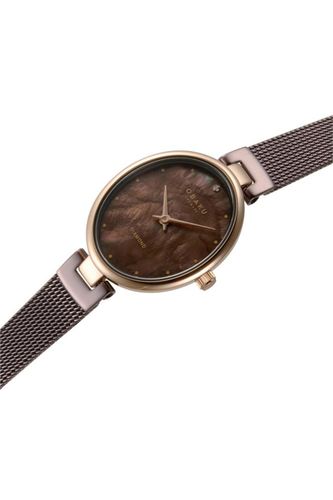 Obaku V313LXVNMN לנשים משובץ יהלום גודל קטן ועדין 