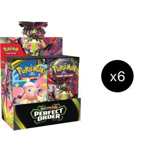 קלפי פוקימון קייס בוסטר בוקס פרפקט אורדר Perfect Order Booster Box Case - ME03: Perfect Order (ME03)