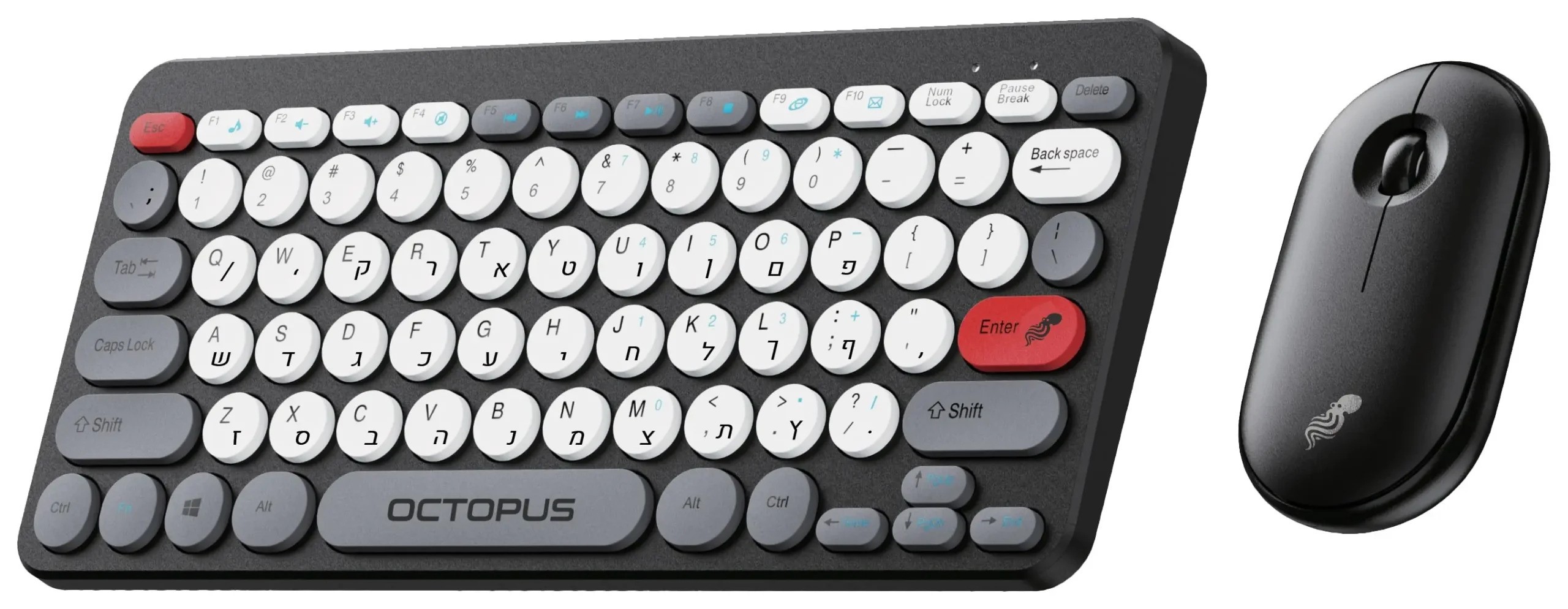סט מקלדת ועכבר אלחוטיים Octopus C027 