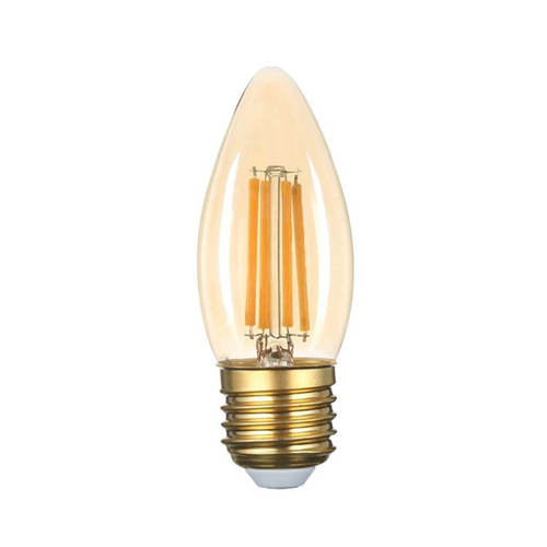 נר לד שקוף דמוי פחם 5W אור חם 