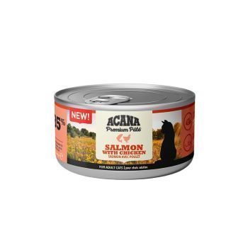 אקאנה מעדן פרימיום סלמון עם עוף פטה 85 גרם Acana
