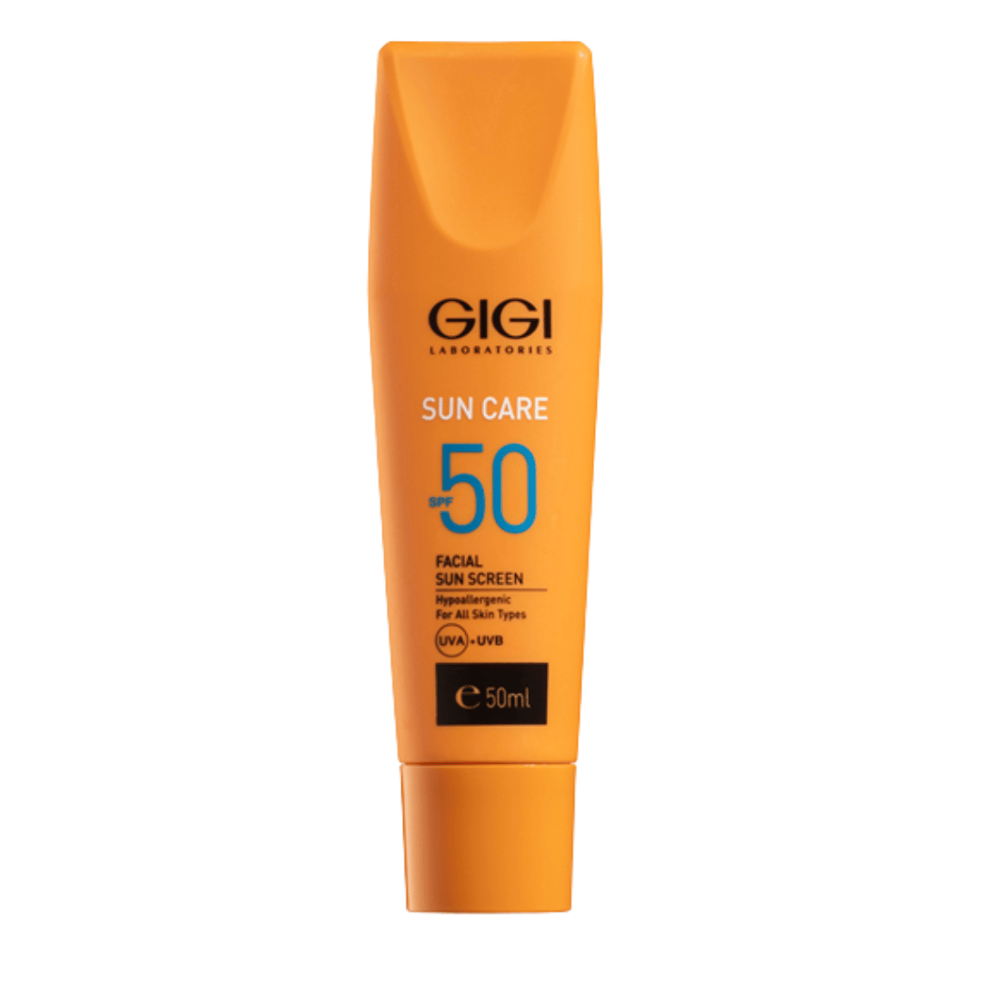 קרם לחות והגנה (אולטרה לייט) SPF50 בגודל 50 מ״ל מסדרת סאן קאר - ג׳יג׳י | GIGI