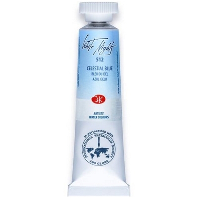 צבע מים שפורפרת 10 מל White Nights -Celestial blue 512