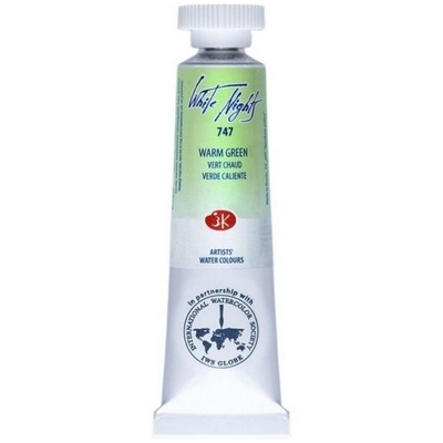 צבע מים שפורפרת 10 מל White Nights -Warm green 747