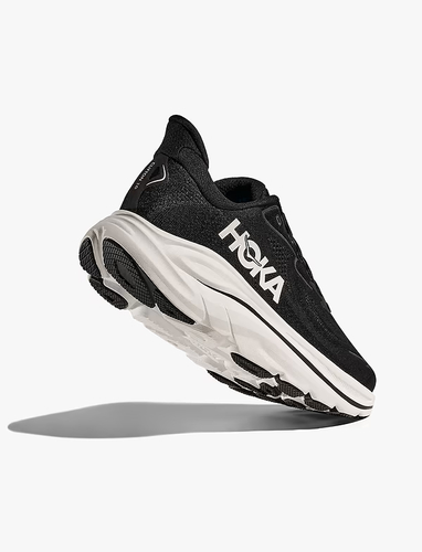 נעלי ריצה רחבות HOKA שחור/לבן לאימונים יומיומיים