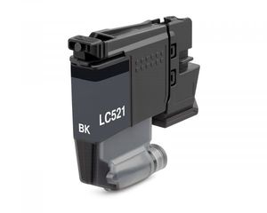 ראש דיו שחור תואם Brother LC521BK