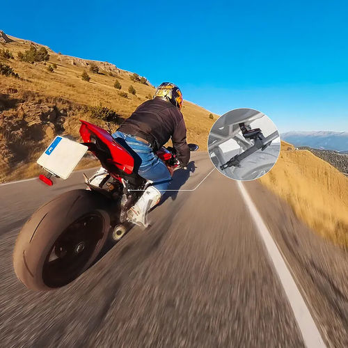 קלאמפ תומך למוט סלפי על אופנוע Insta360 Motorcycle Selfie Stick Support Clamp