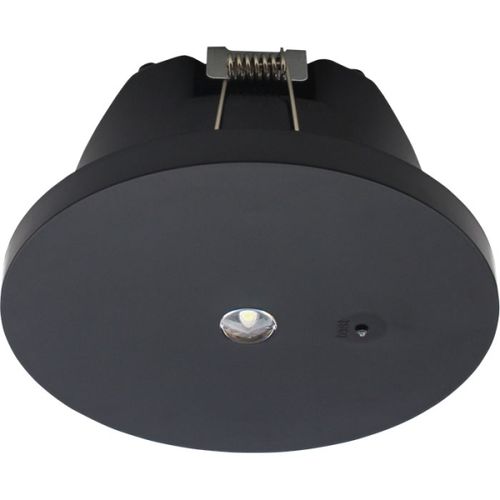 שקוע חירום 3W 200Lm עגול שחור 6500K SIGMA