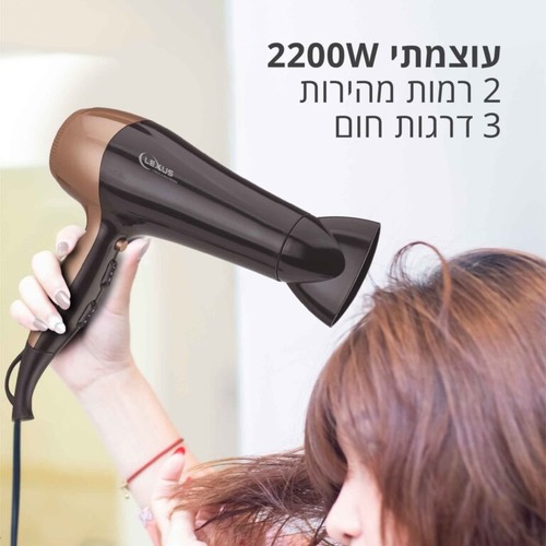 ערכת טיפוח הכוללת מחליק ומייבש שיער מקצועי דגם: WBS-2000