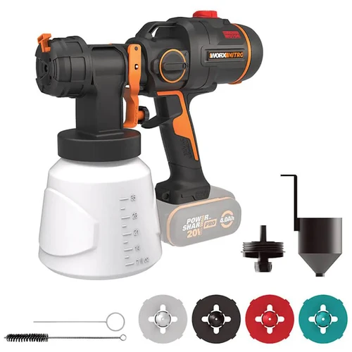 אקדח ריסוס צבע 20V WX020.9 (גוף בלבד) WORX