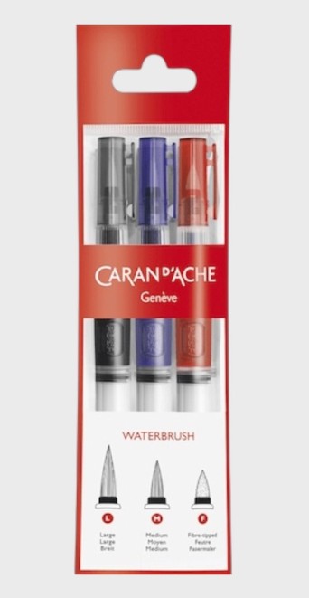 סט של 3 מכחולי מים מתמלאים  Water brush