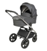 עגלת תינוק משולבת Cielo Q אפור ידית שחור Sportline