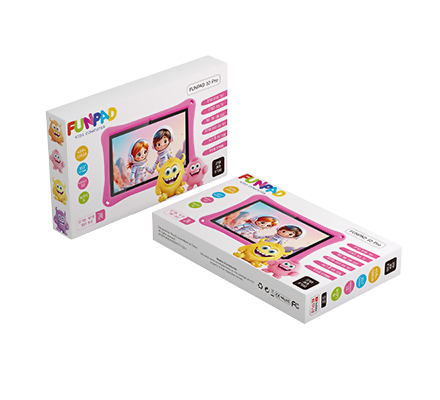 טאבלט 4+128GB FUNPAD ורוד 10 OCTA-CORE