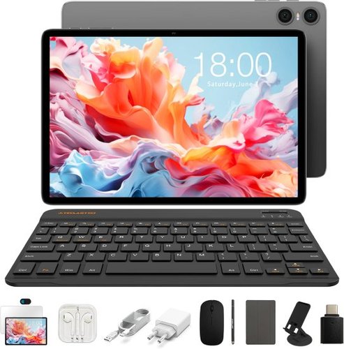 טבלט TPAD TECLAST P30T WIFI CB4+128GB כסוי+מטען+עכבר+מקלדת+אוזניות