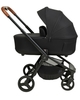 עגלה משולבת Cielo Basic לתינוק שחור עם ידית חומה Sportline