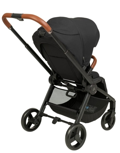 עגלה משולבת Cielo Basic לתינוק שחור עם ידית חומה Sportline
