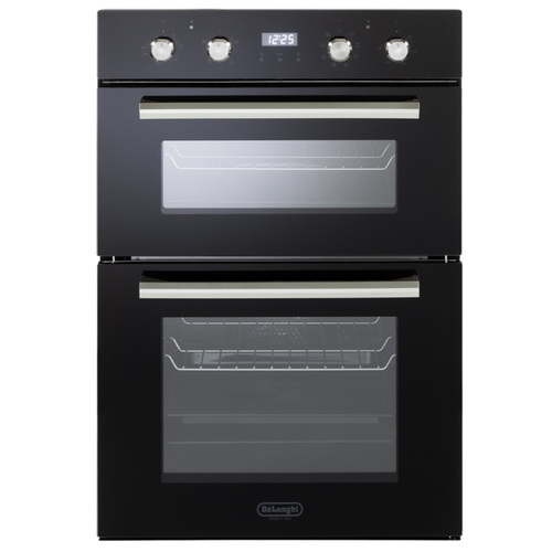 תנור בנוי דו־תאי DeLonghi דגם DBIS87EDN⁩ צבע שחור, רוחב 60 ס