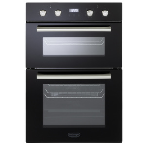 תנור בנוי דו־תאי DeLonghi דגם DBIS87EDN⁩ צבע שחור, רוחב 60 ס"מ