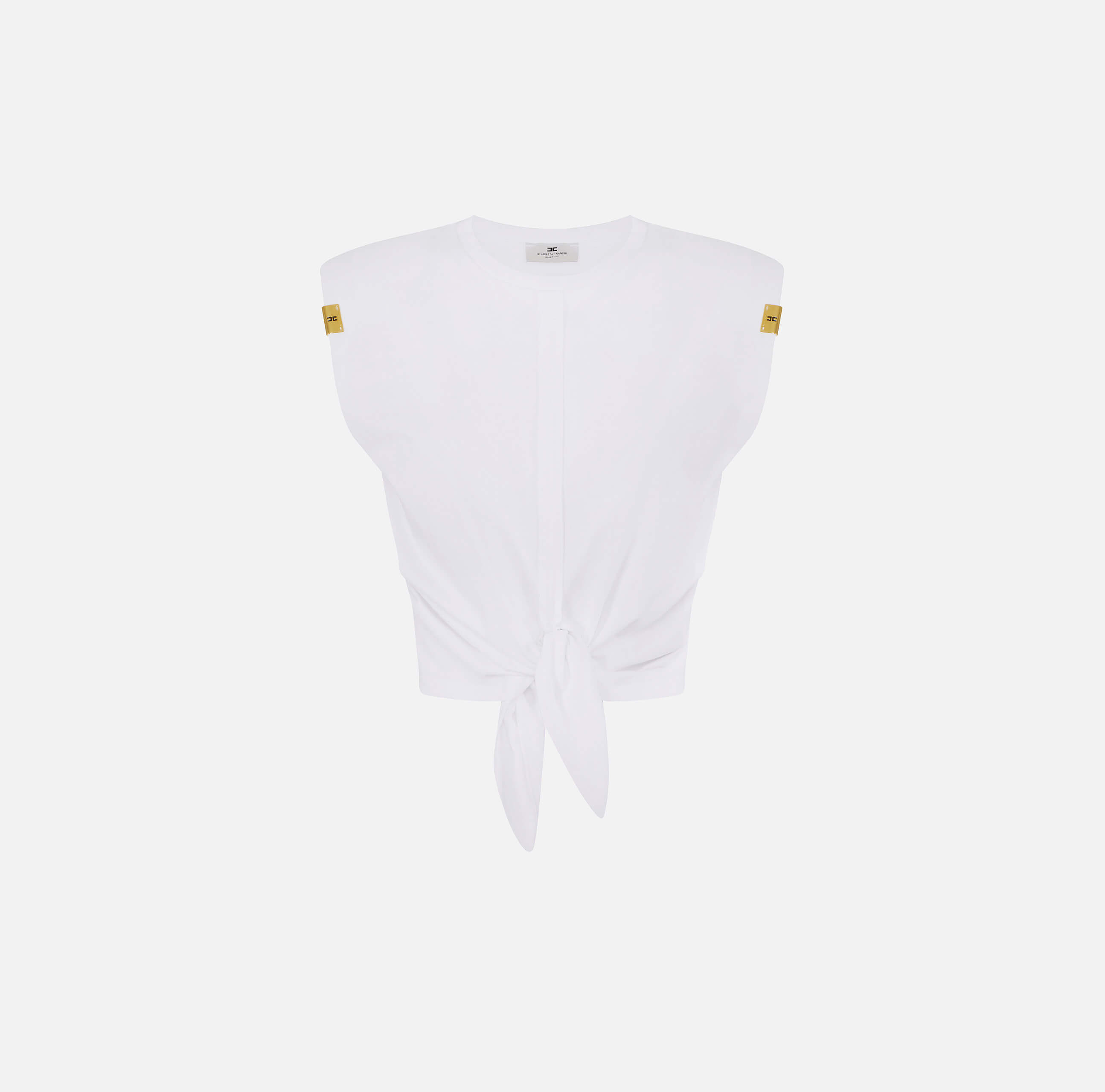 Jersey T-shirt with knot