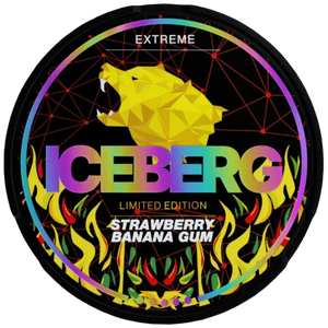 אייסברג תות בננה  •ICEBERG STRAWBERRY BANANA GUM MEDIUM  20Mg
