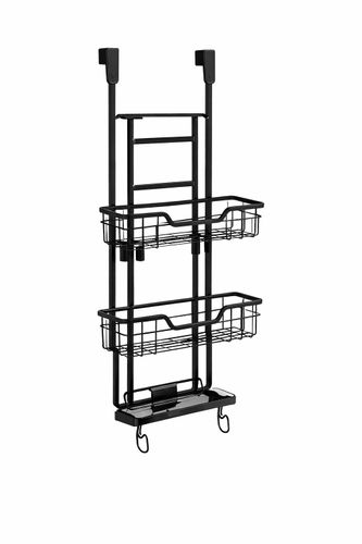 מתקן תלייה למקלחון ללא ברגים BI FRESH לבן 62x31x12 ס״מ לאחסון שמפו וסבון
