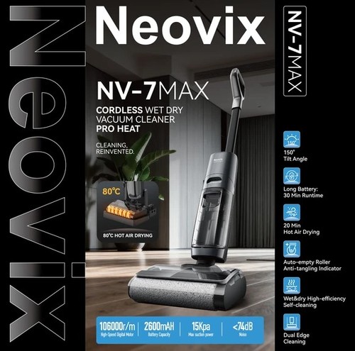 שואב אבק שוטף אלחוטי Benaton Neovix NV-7MAX