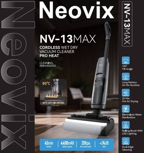 שואב אבק שוטף אלחוטי Neovix NV-13MAX