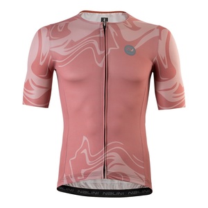 חולצה לרכיבת אופניים לגברים PURE SILVER JERSEY ורוד גוף  אלסטית טכנית אריג מיקרולייט דק ומנדף ביותר