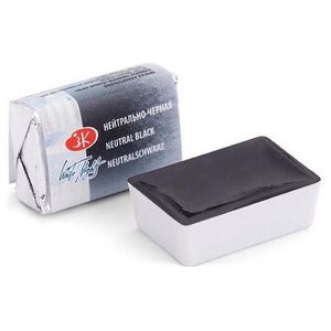 צבע מים לילות לבנים קוביה 2.5 מל שחור נייטרלי 805 White Nights