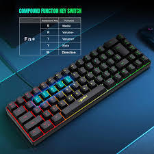מקלדת WIN68GAMING GRAY/YELLOW/BLACK