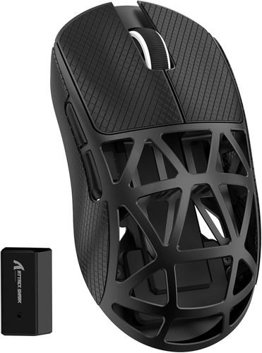 עכבר GAMING ATTACK SHARK R2 ALLOY 8K TRI USB BLACK