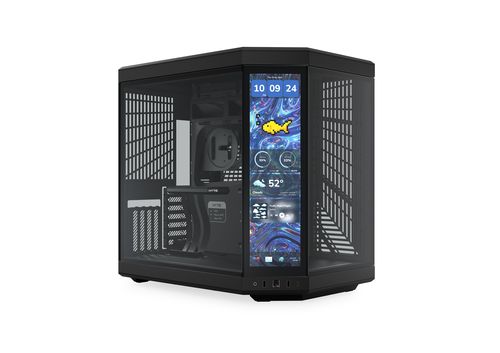 מארז HYTE-Y70TI-BB HYTE Y70 TOUCH LCD INFINITE PITCH BLACK