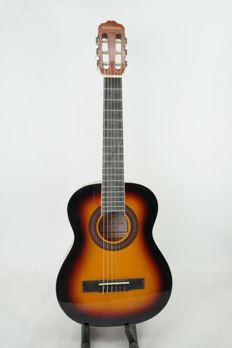 גיטרה קלאסית 1/2 + נרתיק גימור מבריק GRANADA GC34B-SB SUNBURST