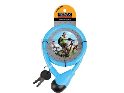 מנעול אופניים נעילת מפתח צבעוני