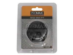 ידית כפתור אלום קבועה